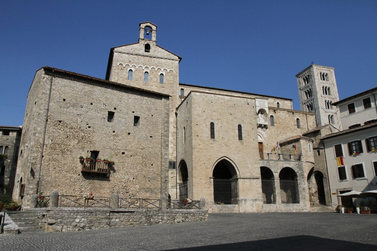 Hippocrates and Galen's fresco, Anagni's Cathedral - 01.JPG